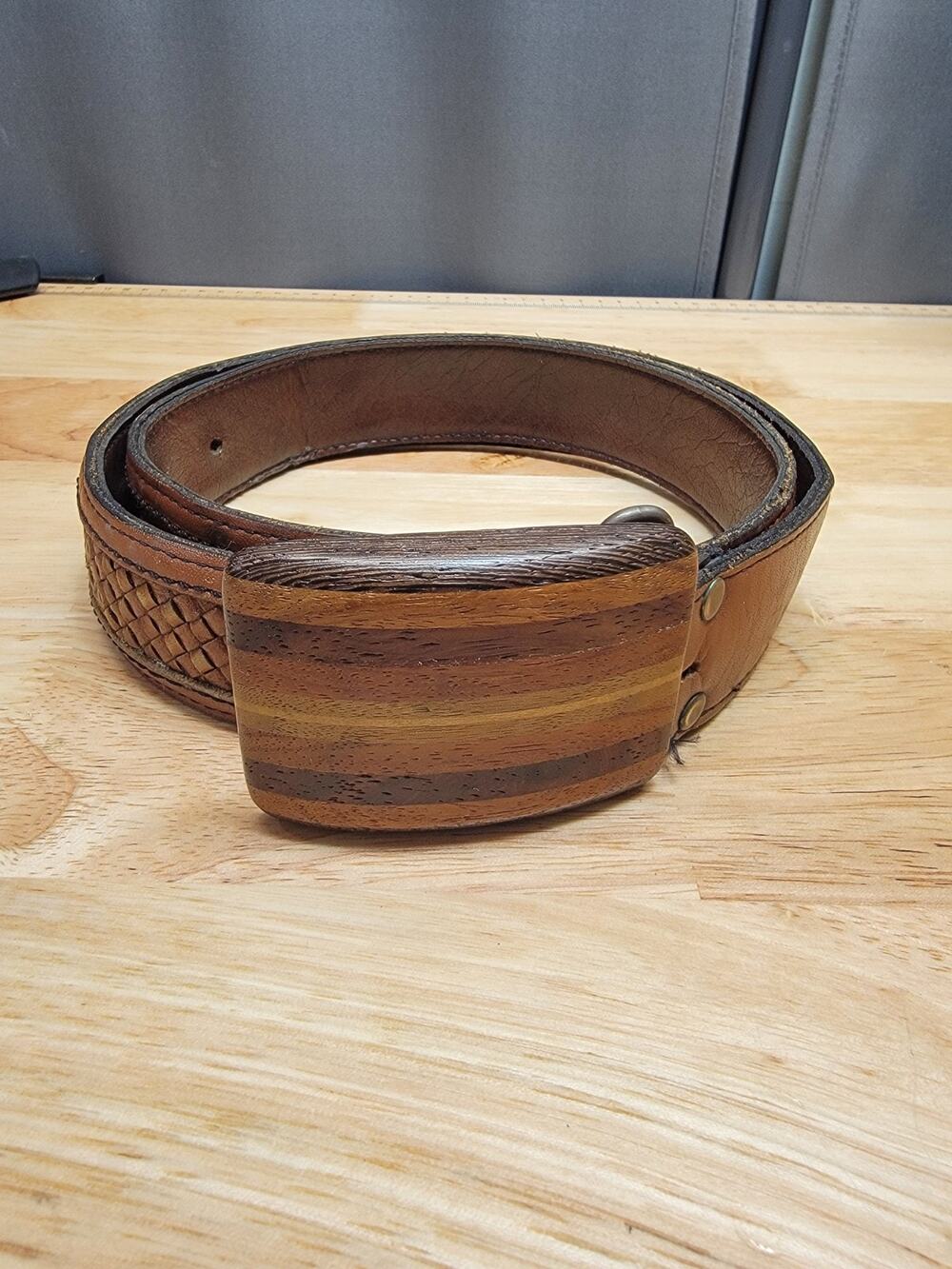 Handmade Men's Western Belt Genuine Full Grain Leather Without Buckle